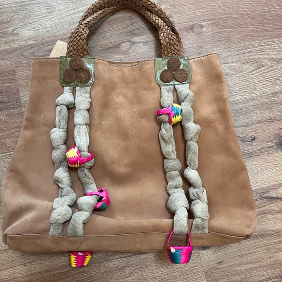 Sequence collection suede tote - Picture 2 of 8